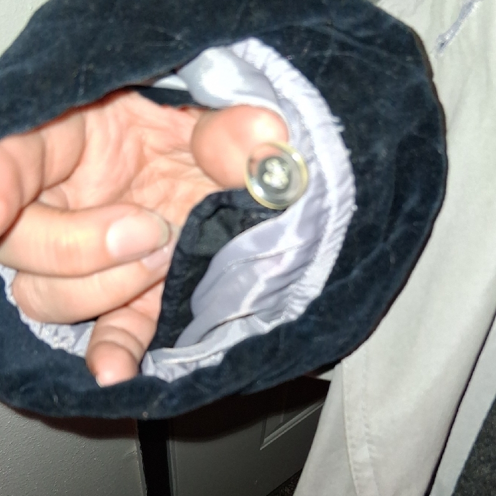 Y2k London Fog Grey Double Breadtef Trench Coat. - Picture 8 of 16